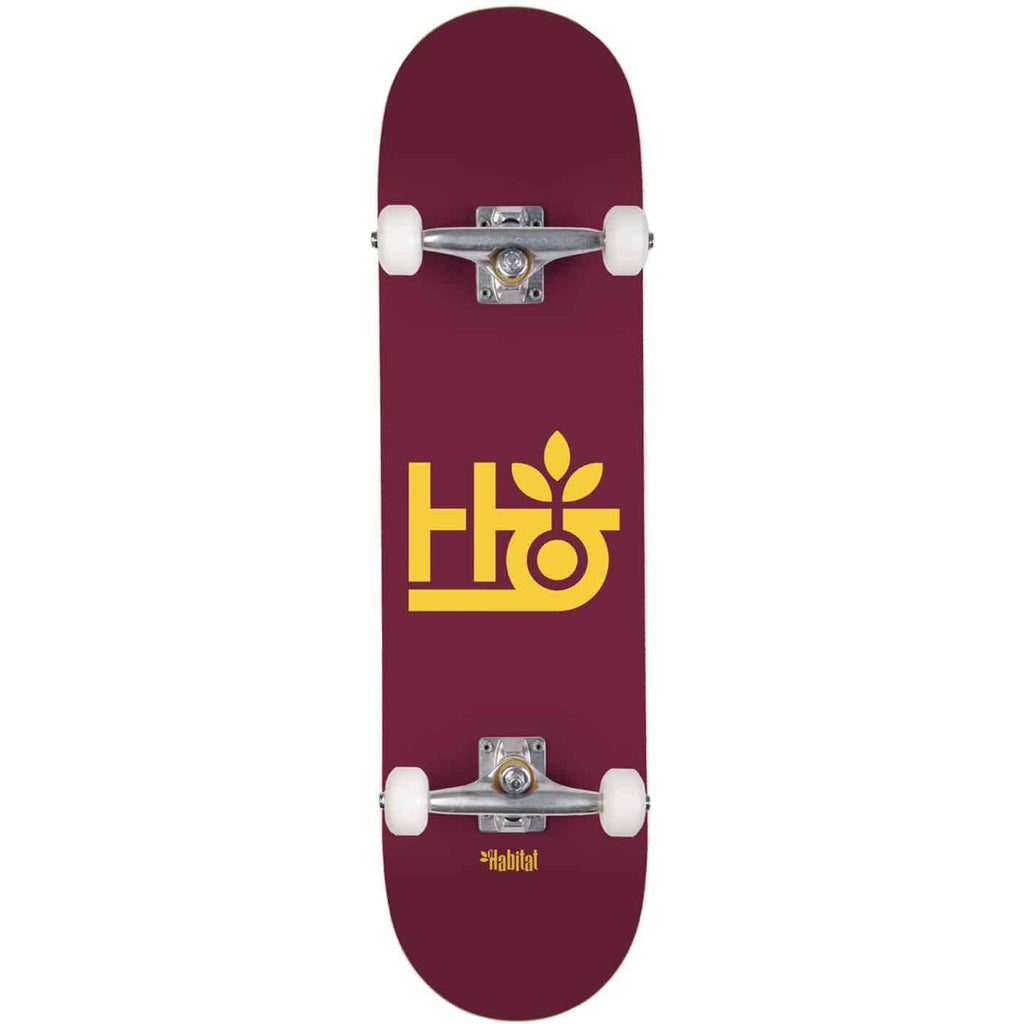 Habitat POD 8.25 Complete Skateboard Burgundy  Habitat   