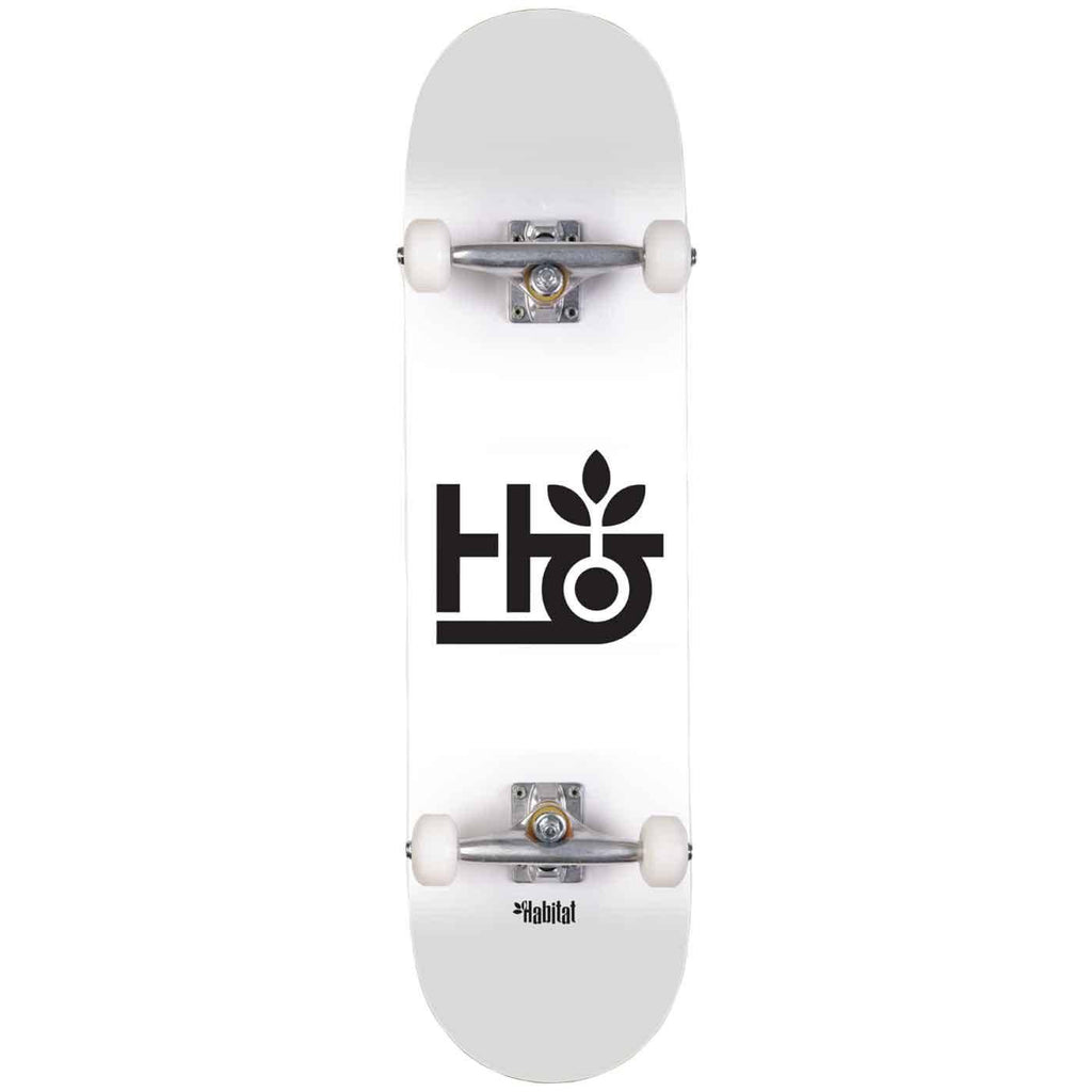 Habitat POD 8.0 Complete Skateboard White  Habitat   