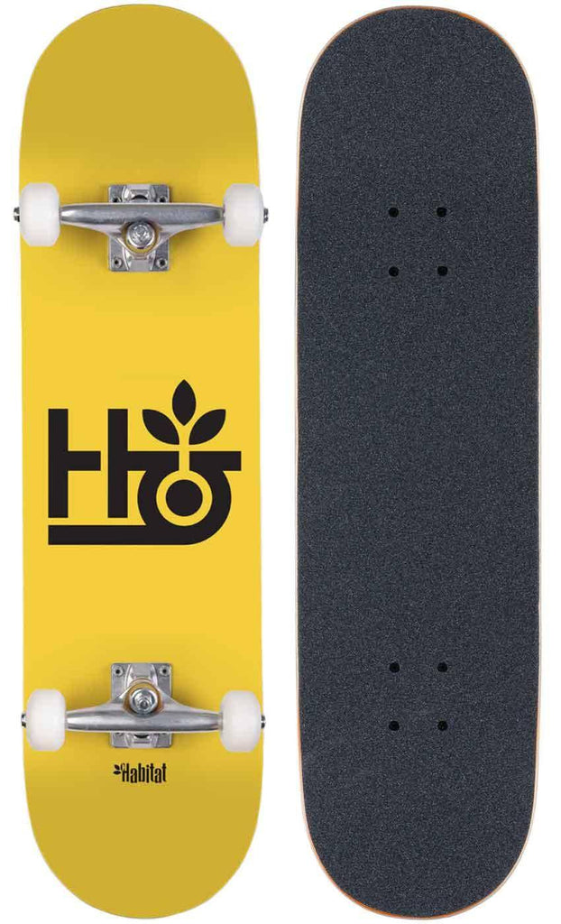 Habitat POD 7.5 Complete Skateboard Yellow  Habitat   