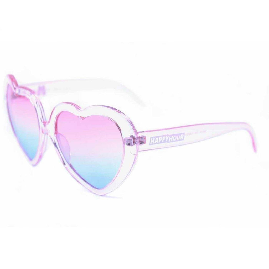 Happy Hour Heart Ons Clear Pink Cotton Candy Fade Shades  Happy Hour   