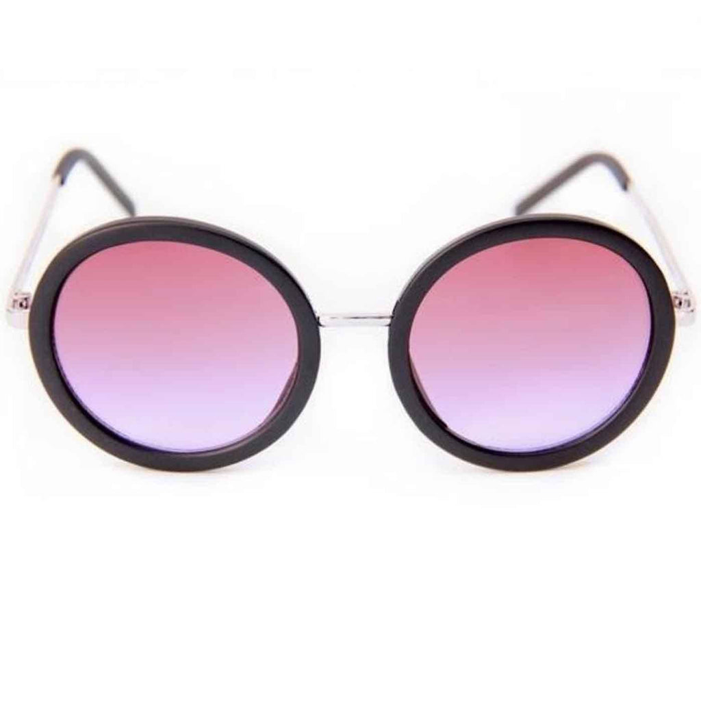 Happy Hour Squares Sonnenbrille Matte Black Purple Fade  Happy Hour   