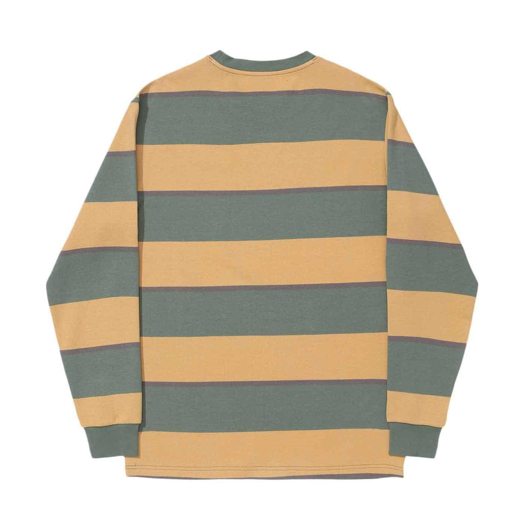 Hélas Band Longsleeve T-Shirt Beige Green  Helas   