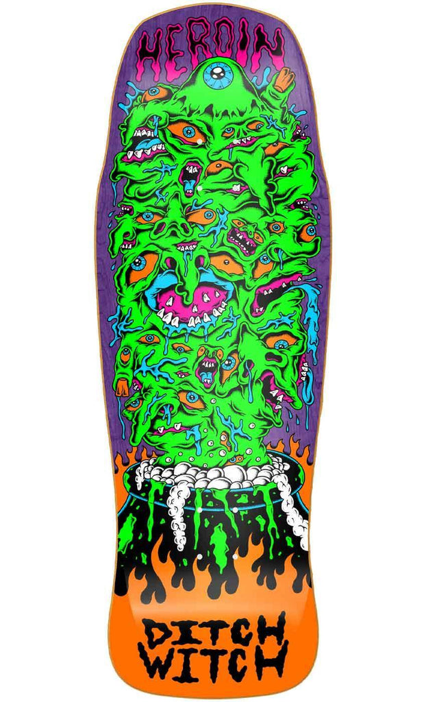 Heroin Ditch Witch 10.1 Deck  Heroin Skateboards   