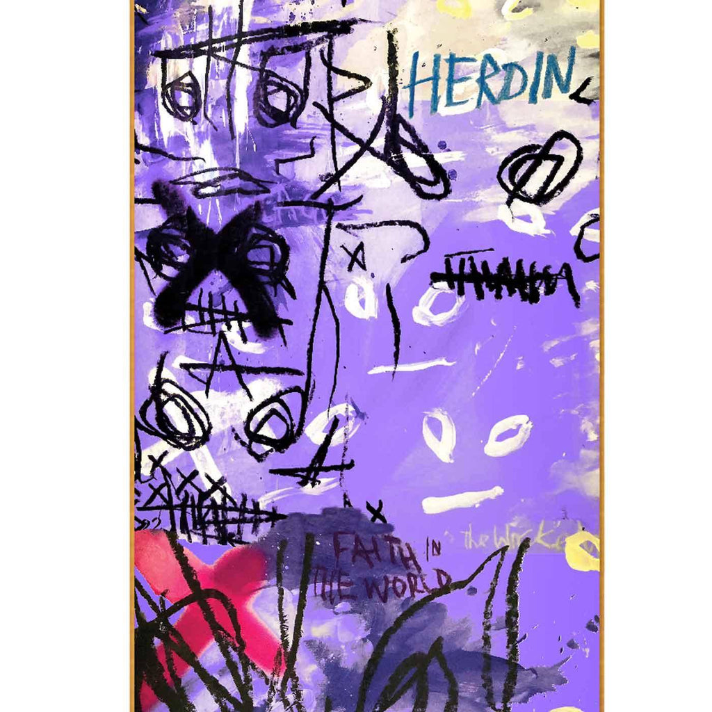 Heroin Timpson Painted 8.75 Deck  Heroin Skateboards   