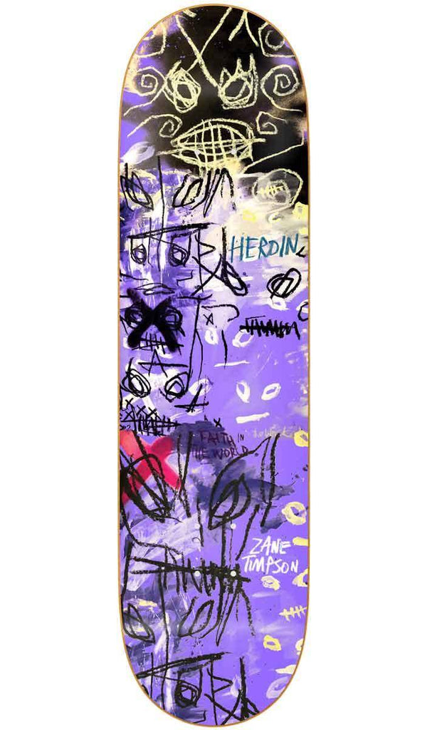 Heroin Timpson Painted 8.75 Deck  Heroin Skateboards   