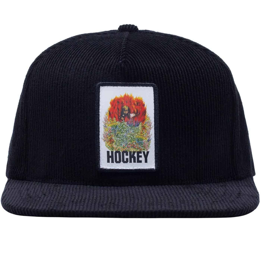 Hockey Aria Cord Snapback Cap Black  Hockey   