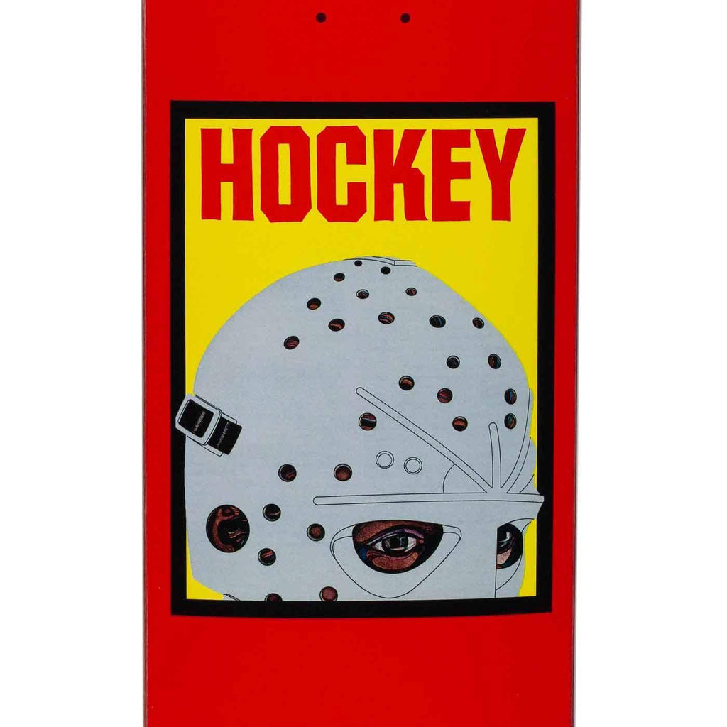 Hockey Half Mask 8.38 Red Deck  Hockey   