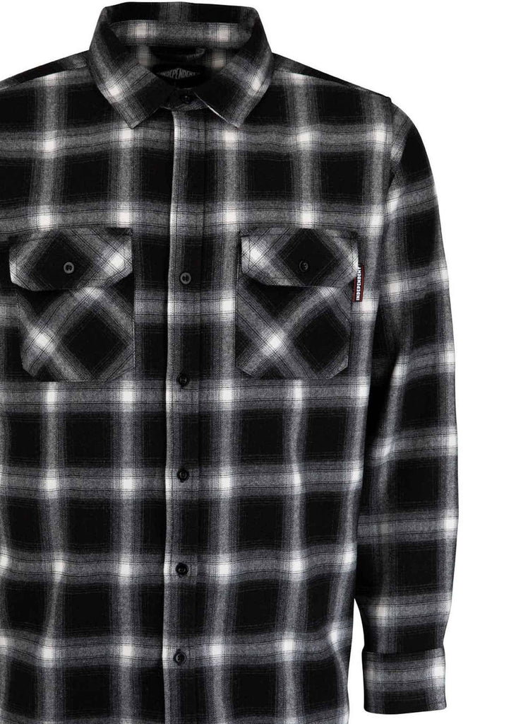 Independent Mission Flanell Shirt Black Check  Independent   