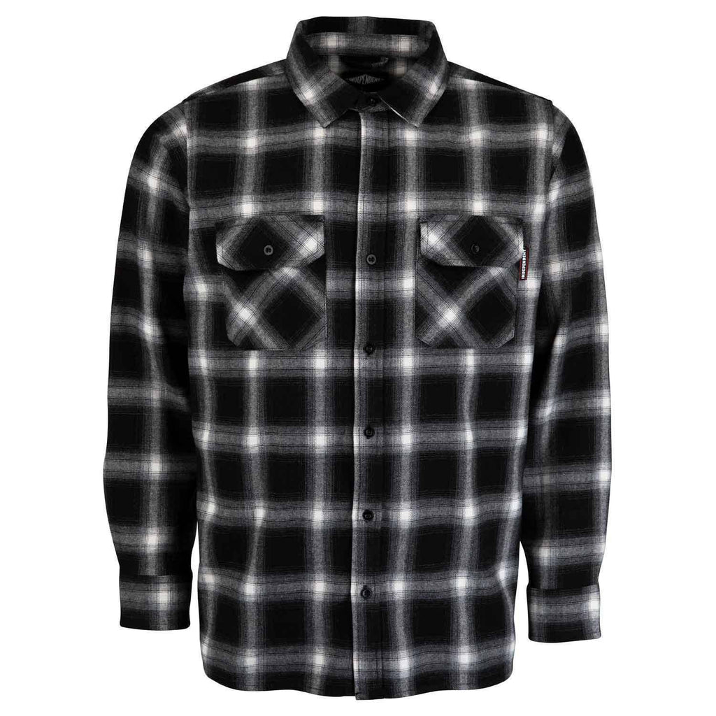 Independent Mission Flanell Shirt Black Check  Independent   