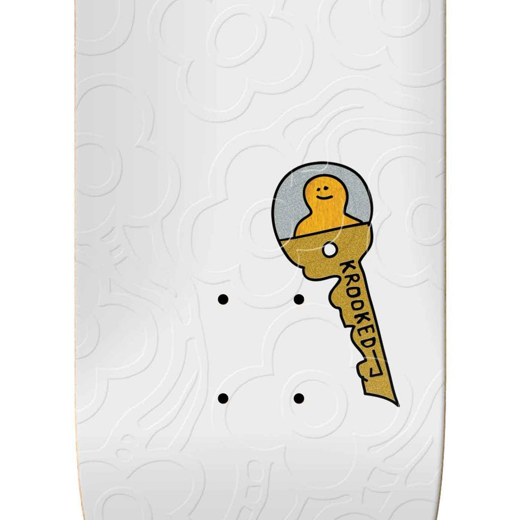 Krooked Kee 8.25 Slick Deck White  Krooked   