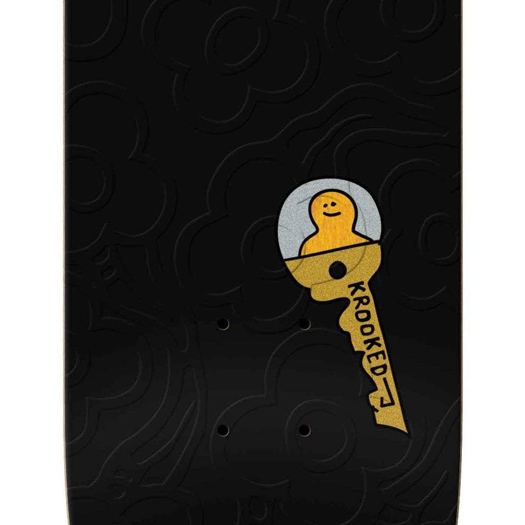 Krooked Kee 8.5 Slick Deck Black  Krooked   