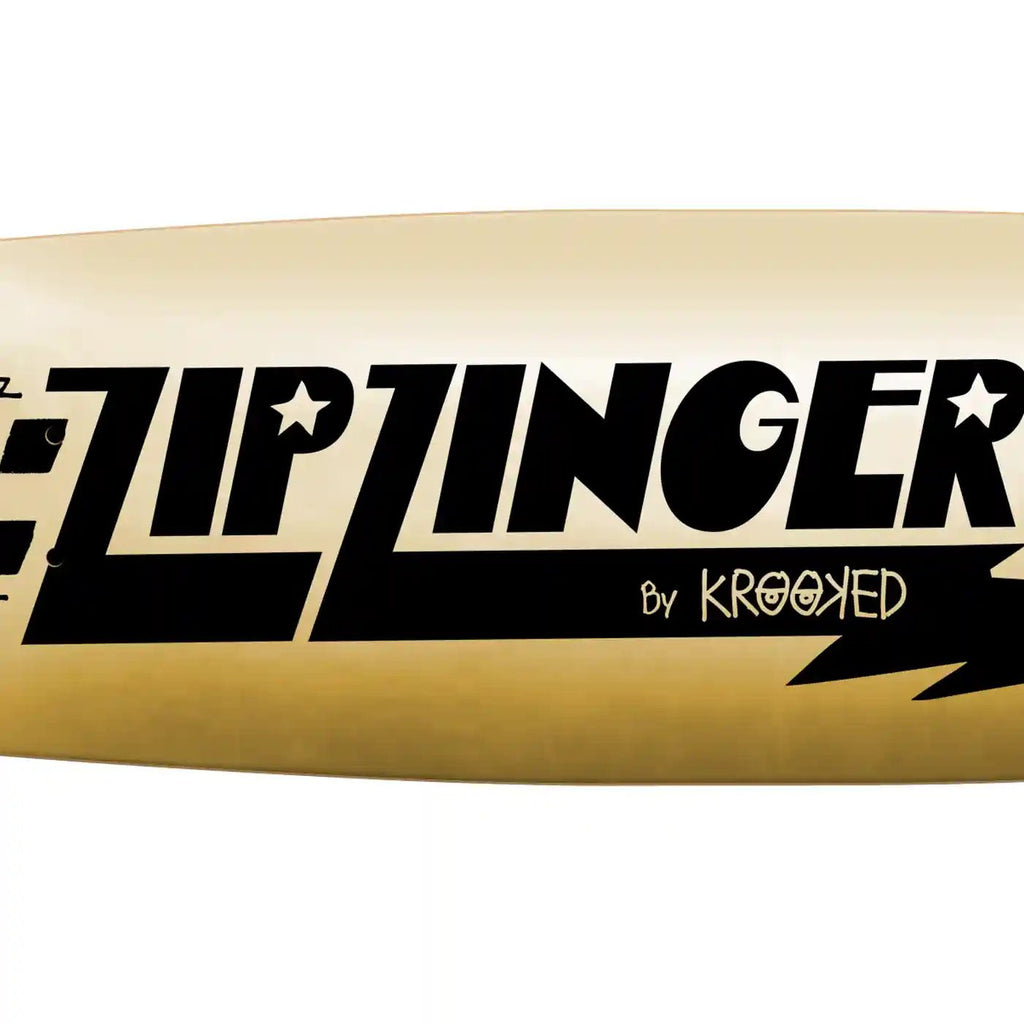 Krooked - Krooked Zip Zinger 7.75 Gold Foil Cruiser Deck