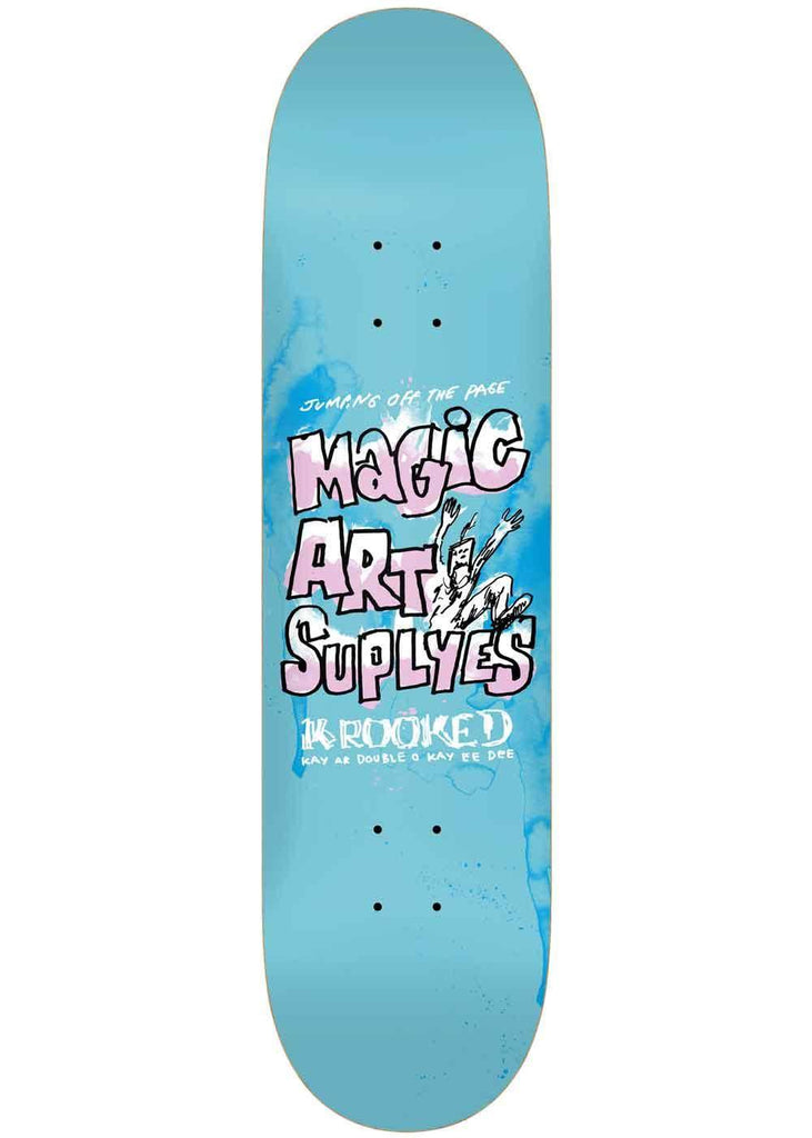 Krooked Magic Art Supplies 8.06 Deck Blue  Krooked   