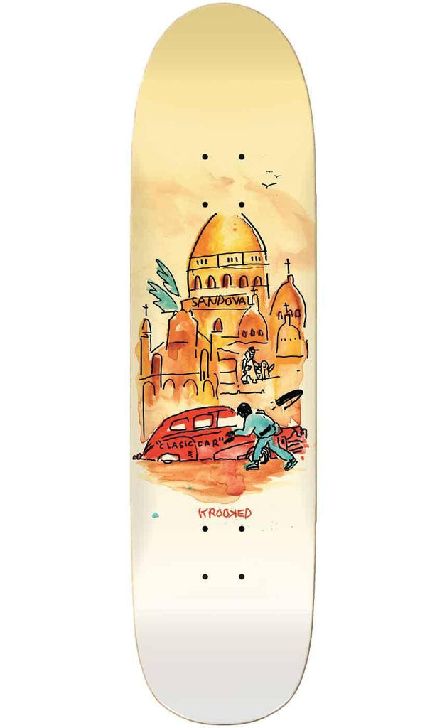 Krooked Ronnie Sandoval 8.25 Shaped Deck  Krooked   