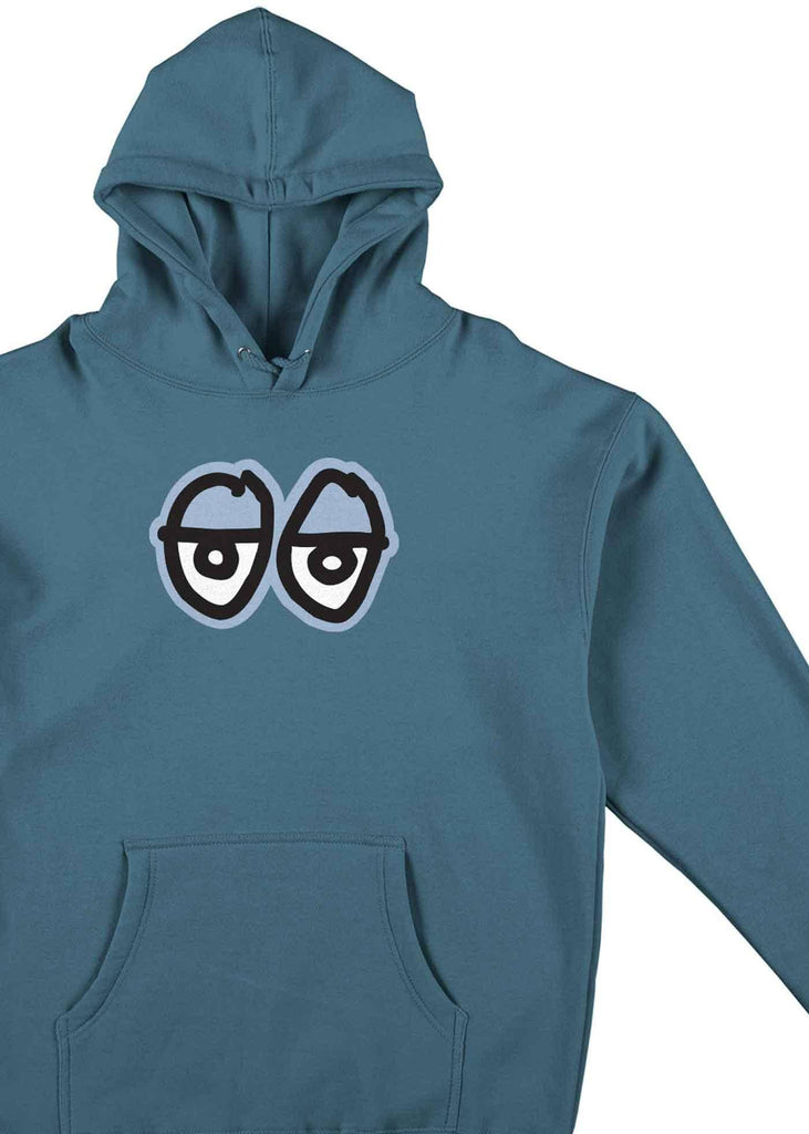 Krooked Eyes Hooded Sweatshirt Slate  Krooked   