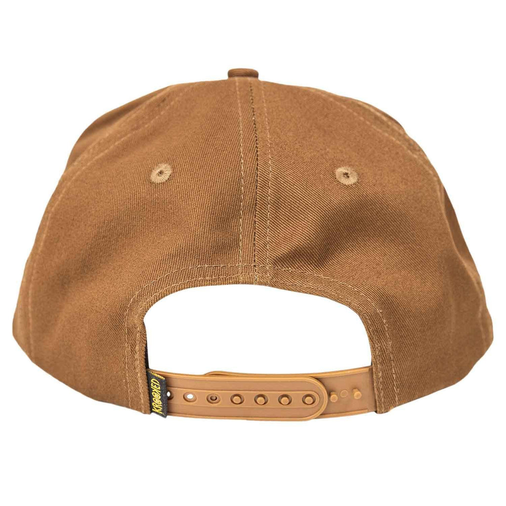 Krooked Moonsmile Snapback Cap Brown  Krooked   