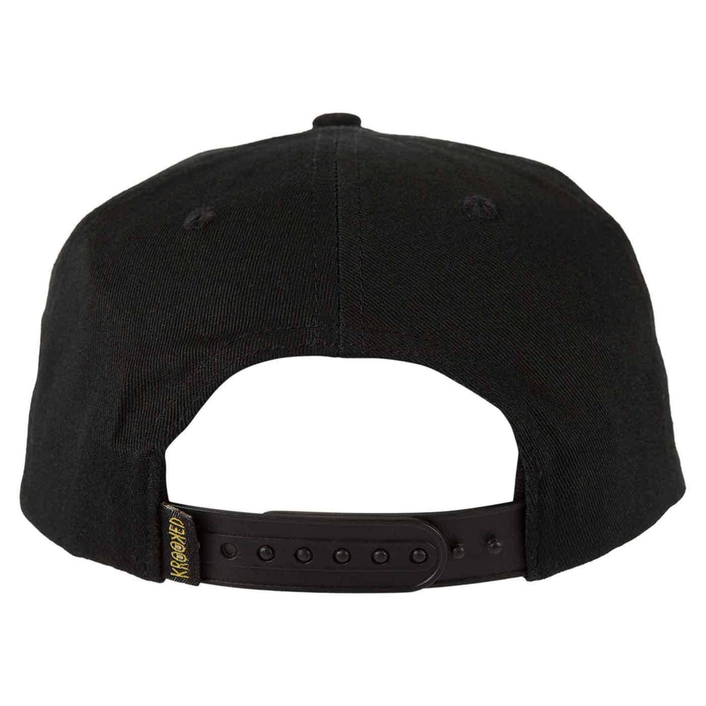 Krooked OG Bird Snap Back Cap Black Yellow  Krooked   