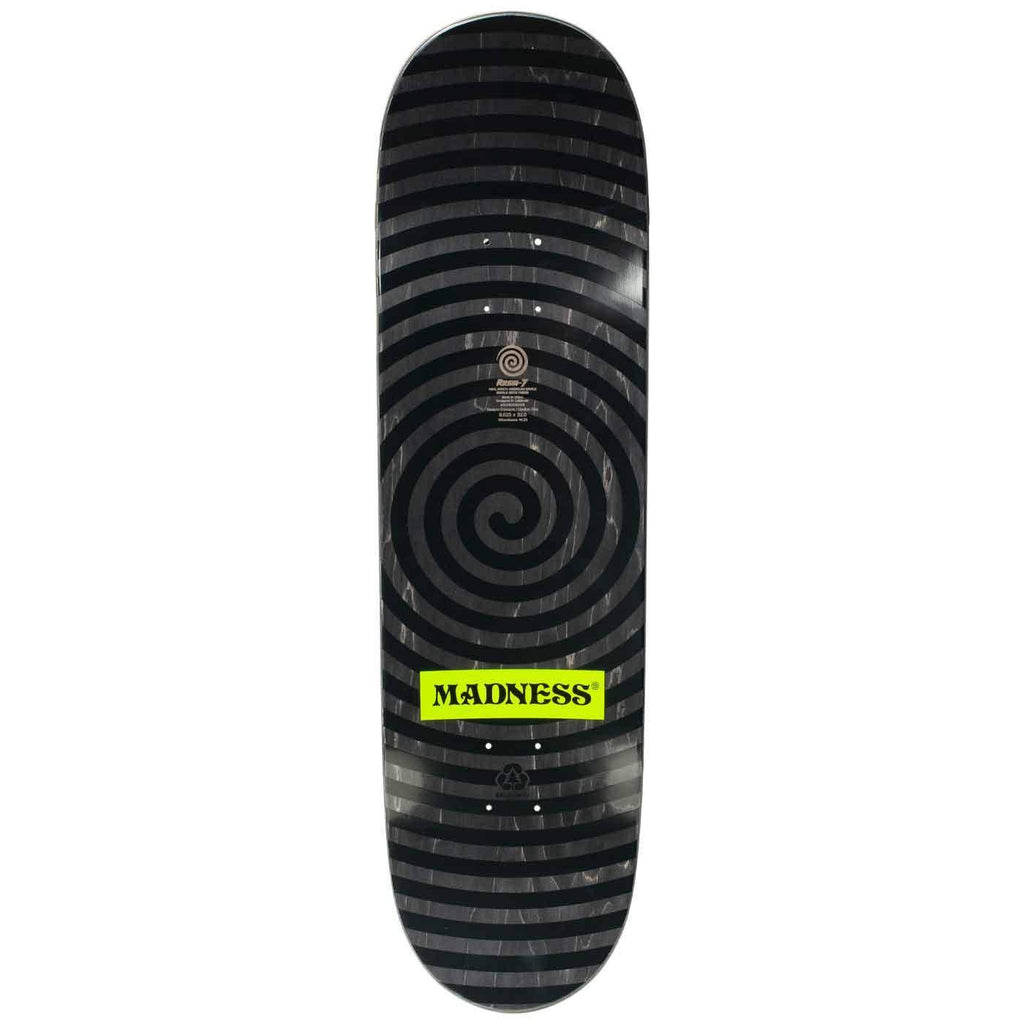 Madness Vision Slick 8.625 Black Deck  Madness   