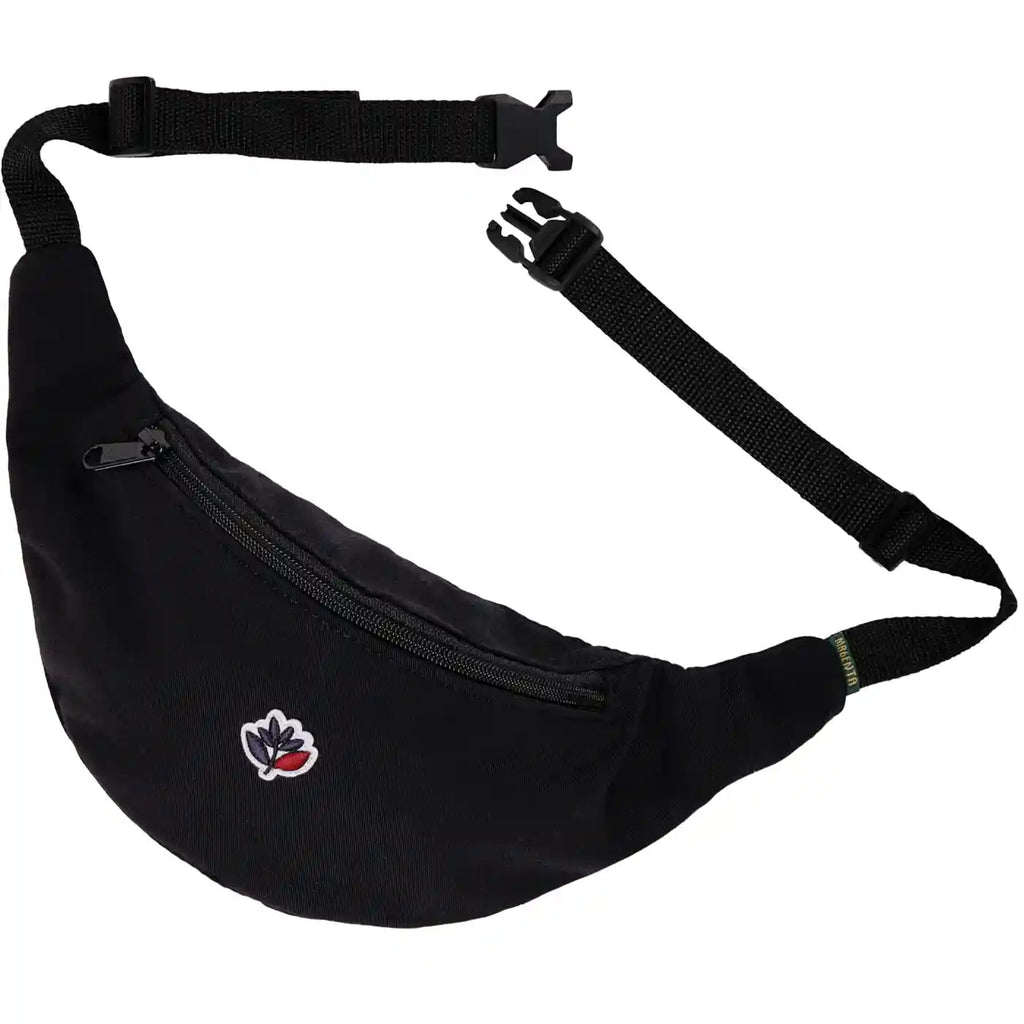 Magenta - Magenta Plant Banana Bag Black