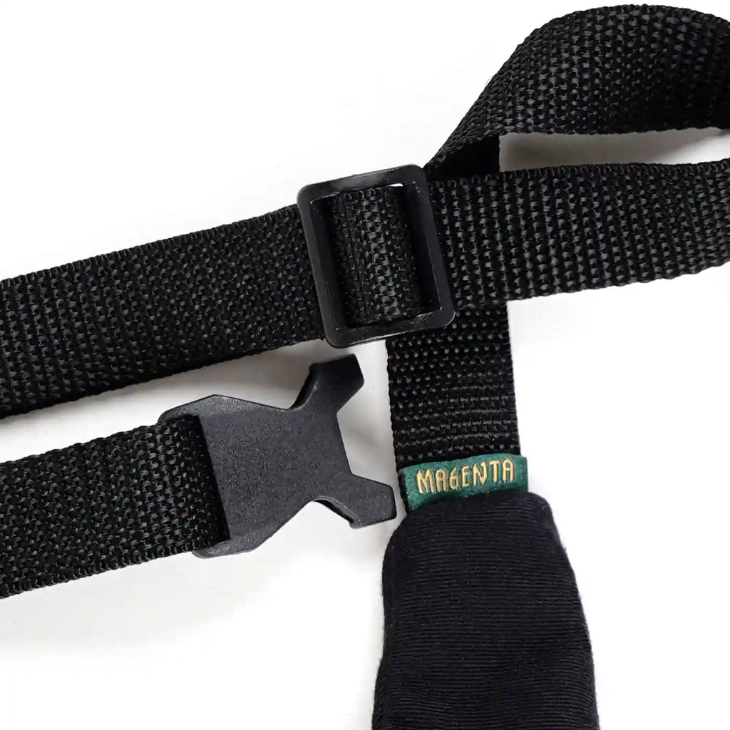 Magenta - Magenta Plant Banana Bag Black