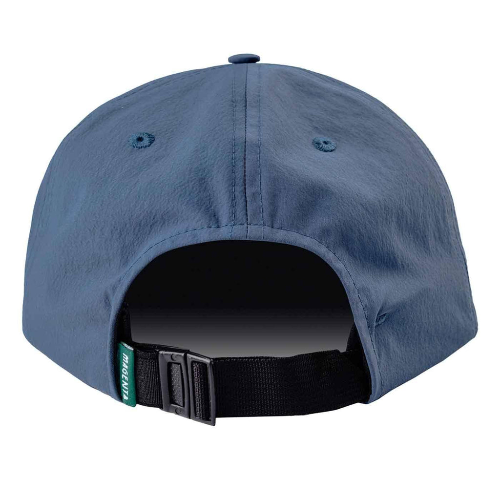 Magenta Nylon Plant 6 Panel Cap Petrol Blue  Magenta   