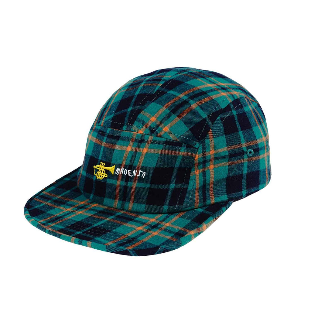 Magenta Trumpet 5 Panel Cap Flannel  Magenta   