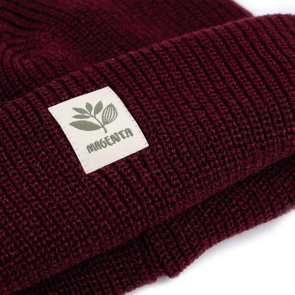 Magenta Fam Beanie Burgundy Handelsware Magenta   