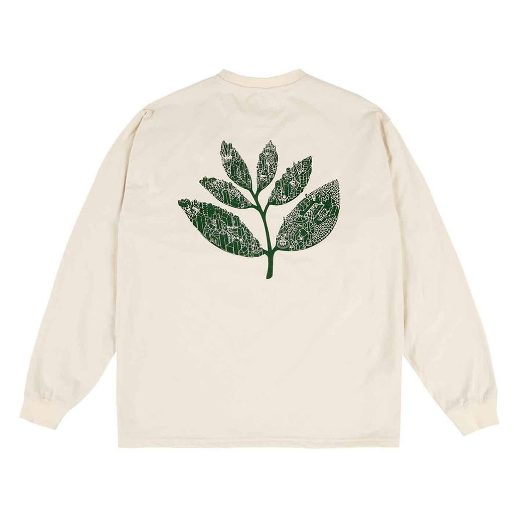 Magenta Plant City Longsleeve T-Shirt Natural  Magenta   