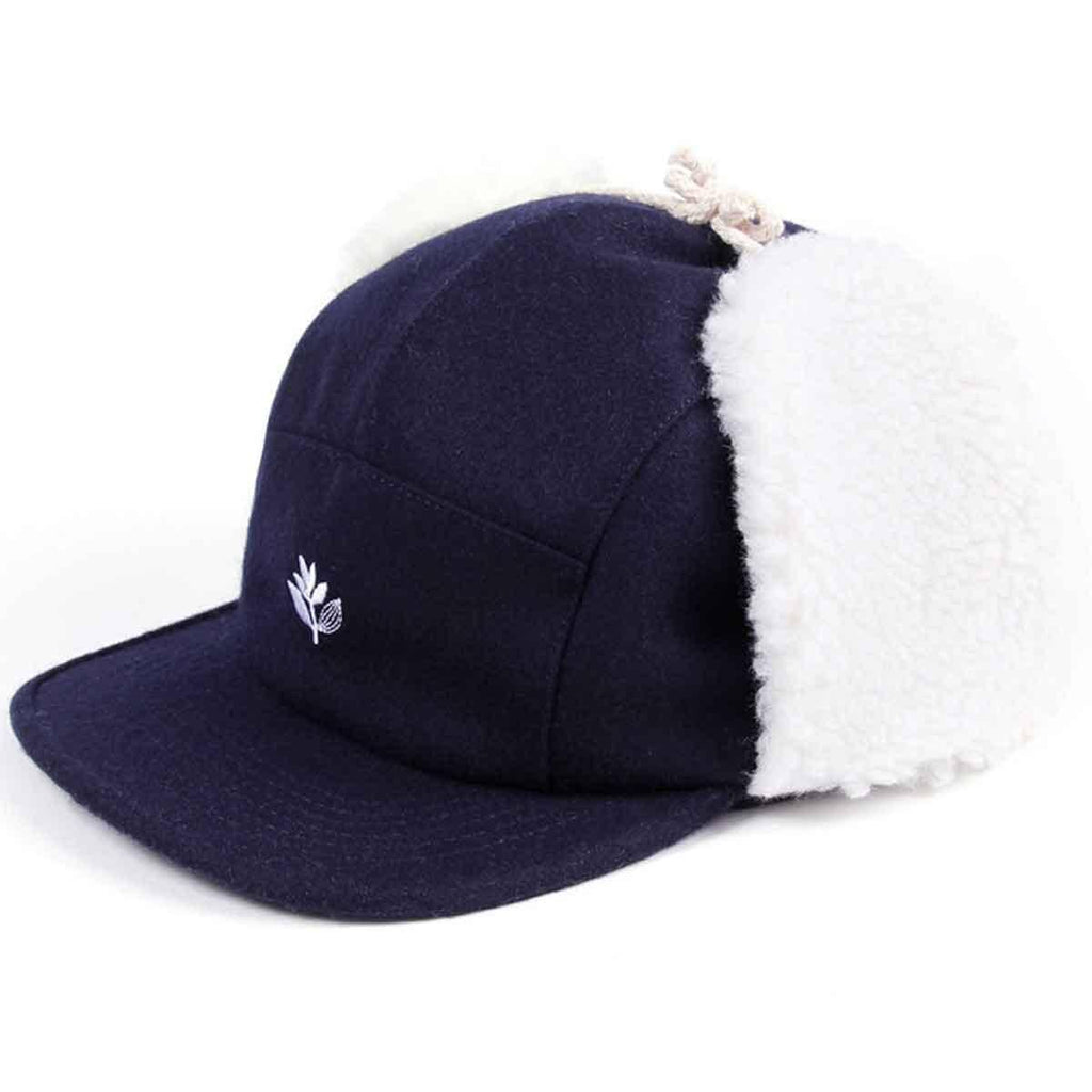 Magenta Plant Mountain Cap Navy  Magenta   