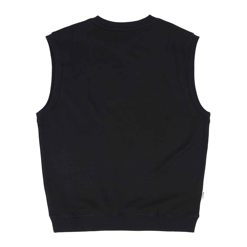 Magenta Travis Sleeveless V-Neck Sweater Black  Magenta   