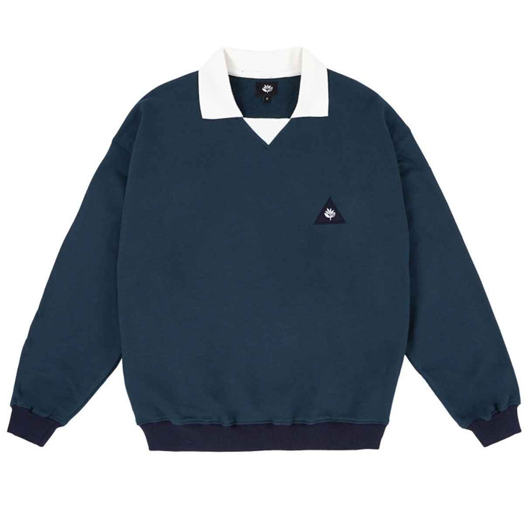 Magenta Swing Crewneck Sweatshirt Deep Sea  Magenta   