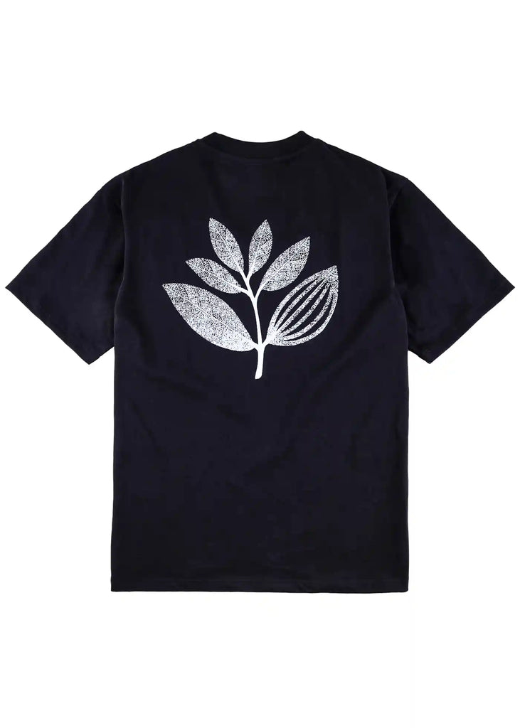Magenta Botanic T-Shirt Schwarz Handelsware Magenta   