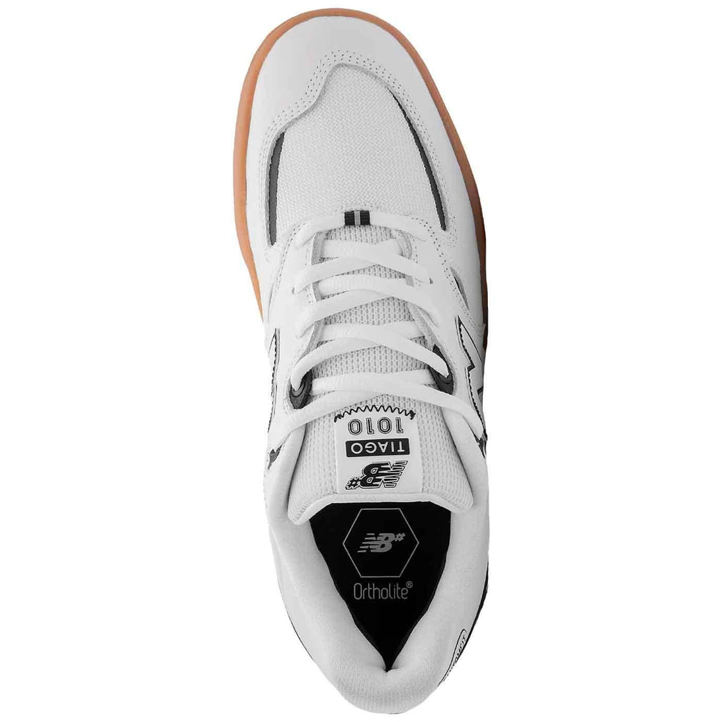 New Balance Numeric Tiago 1010 White Black Gum Schuh  New Balance Numeric   