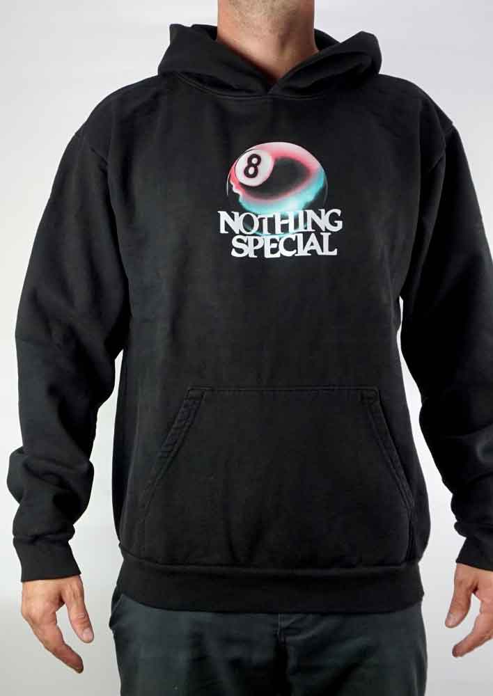 Nothing Special Eight Ball Hooded Sweatshirt Black  Nothing Special   