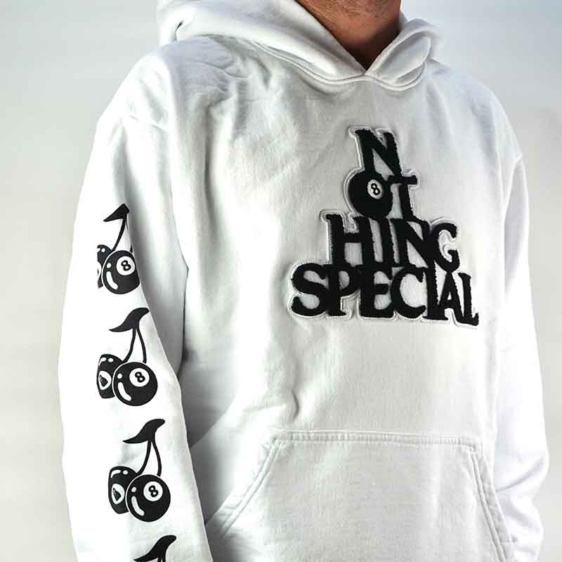 Nothing Special Pyramid Hooded Sweatshirt White  Nothing Special   