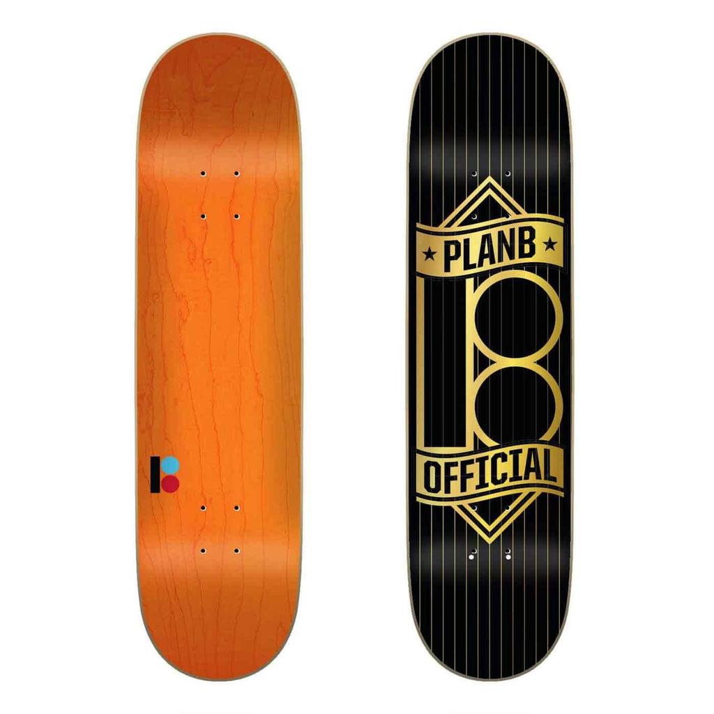 Plan B Banner Gold 8.25 Deck  Plan B   
