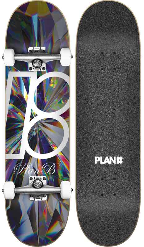 Plan B Kaleidoscope 8.0 Complete Skateboard  Plan B   