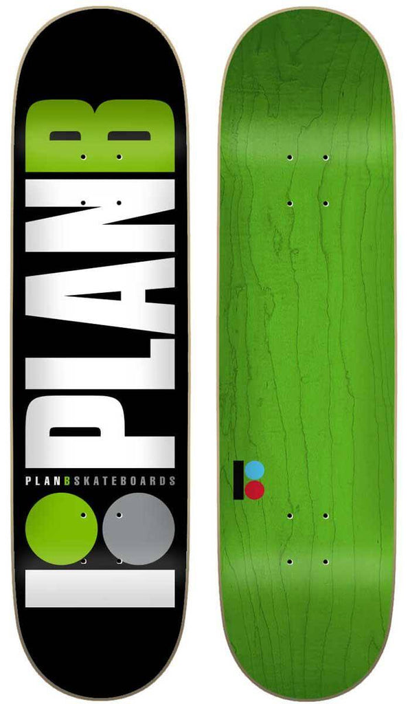 Plan B Team 8.0 Deck Green  Plan B   