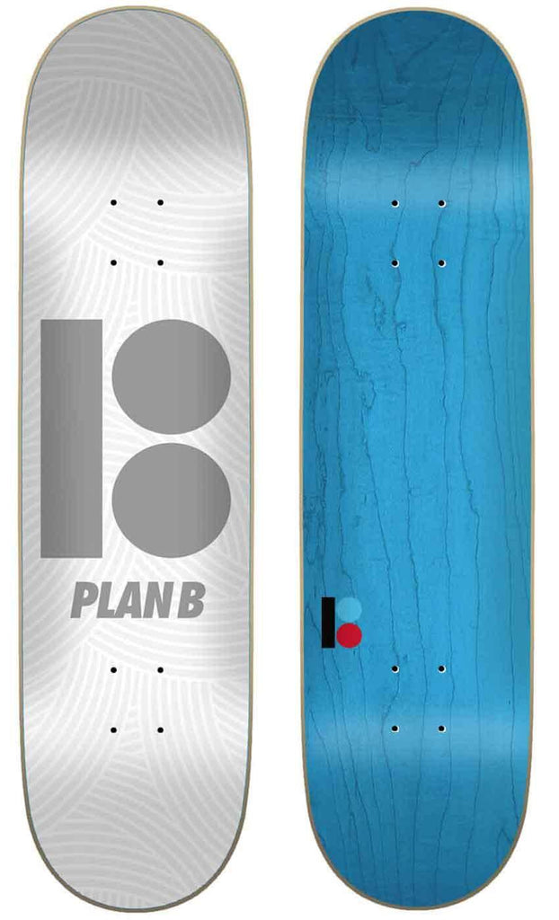 Plan B Texture 8.25 Deck White  Plan B   