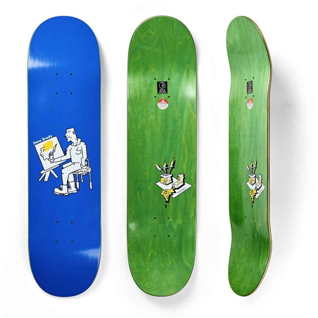 Polar Brady Painter 8.25 Deck Blue  Polar   