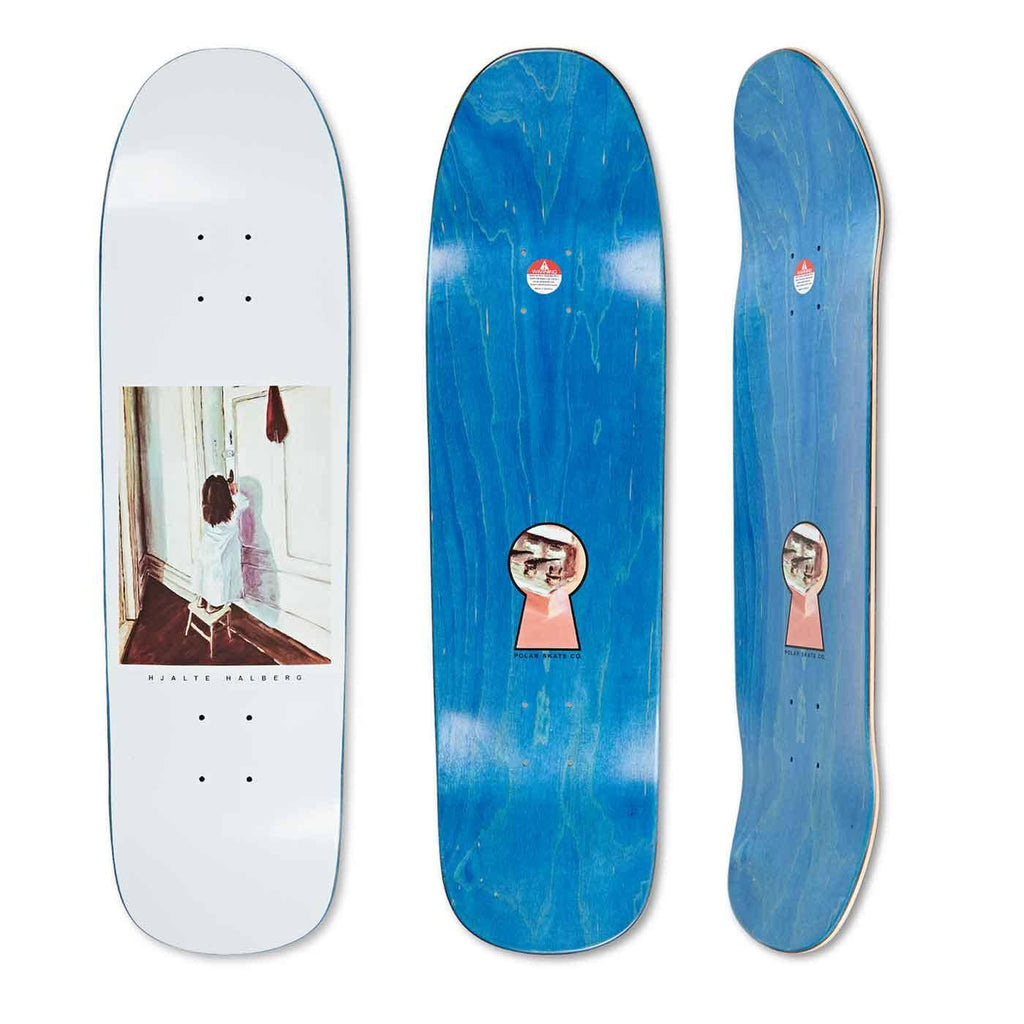 Polar Skate Co. Halberg Keyhole 8.65 1991 Jr. Shape Deck  Polar   