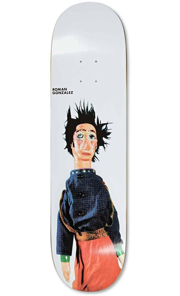 Polar Skate Co. Gonzalez Lorca 8.375 Deck White  Polar   