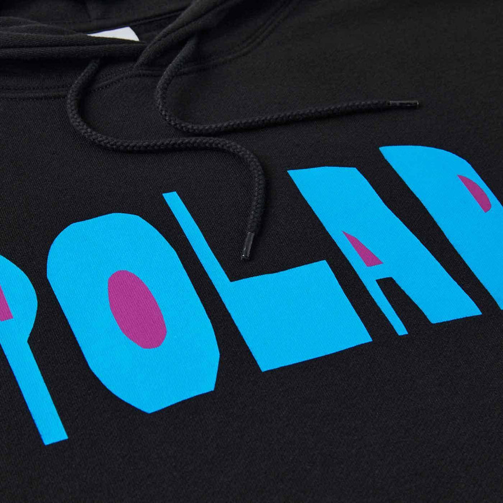 Polar Skate Co. Cut Logo Hooded Sweatshirt Black  Polar   