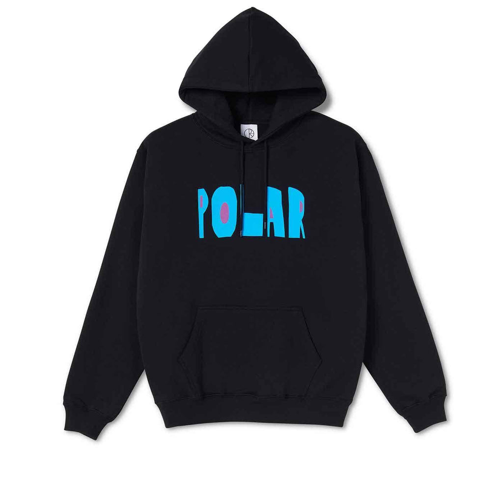 Polar Skate Co. Cut Logo Hooded Sweatshirt Black  Polar   