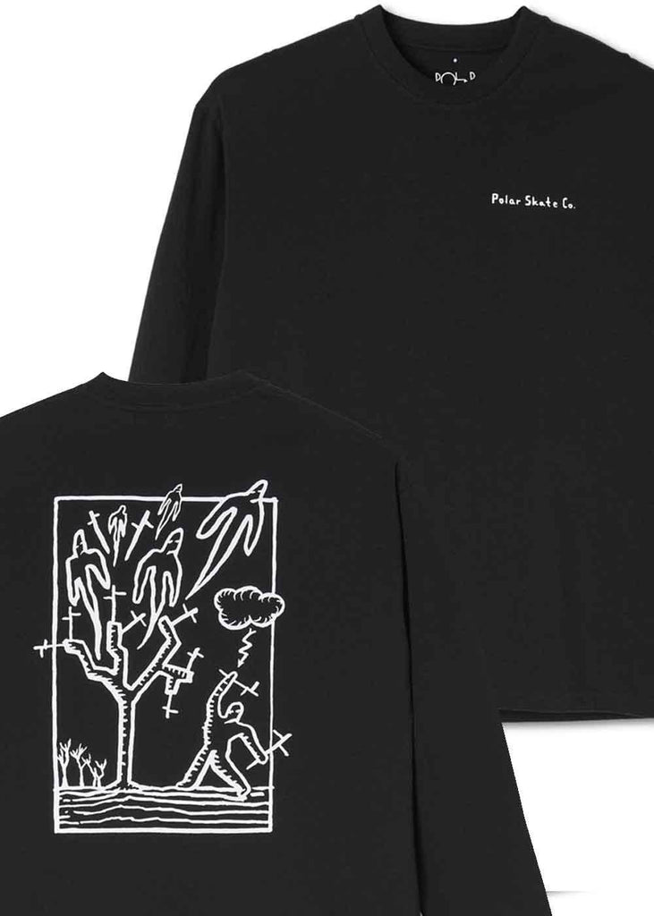 Polar Skate Co Heaven Longsleeve T-Shirt Black  Polar   