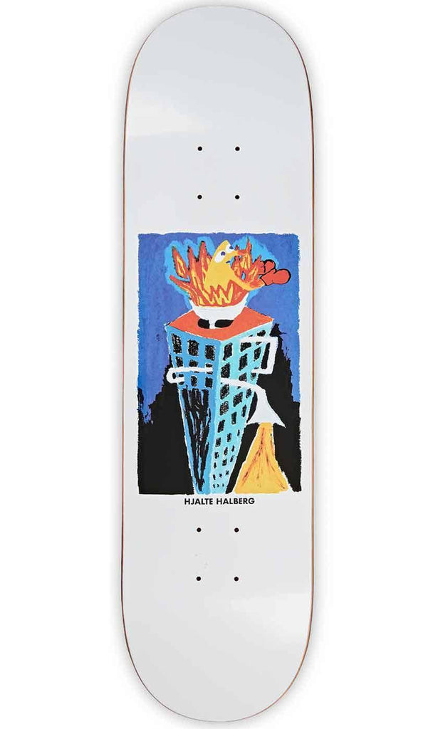 Polar Skate Co. Halberg Burning Sink 8.375 Deck  Polar   