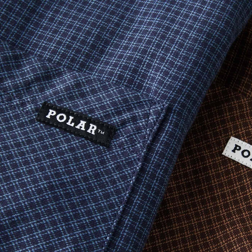 Polar Skate Co. Mitchell Poplin Shirt Blue  Polar   