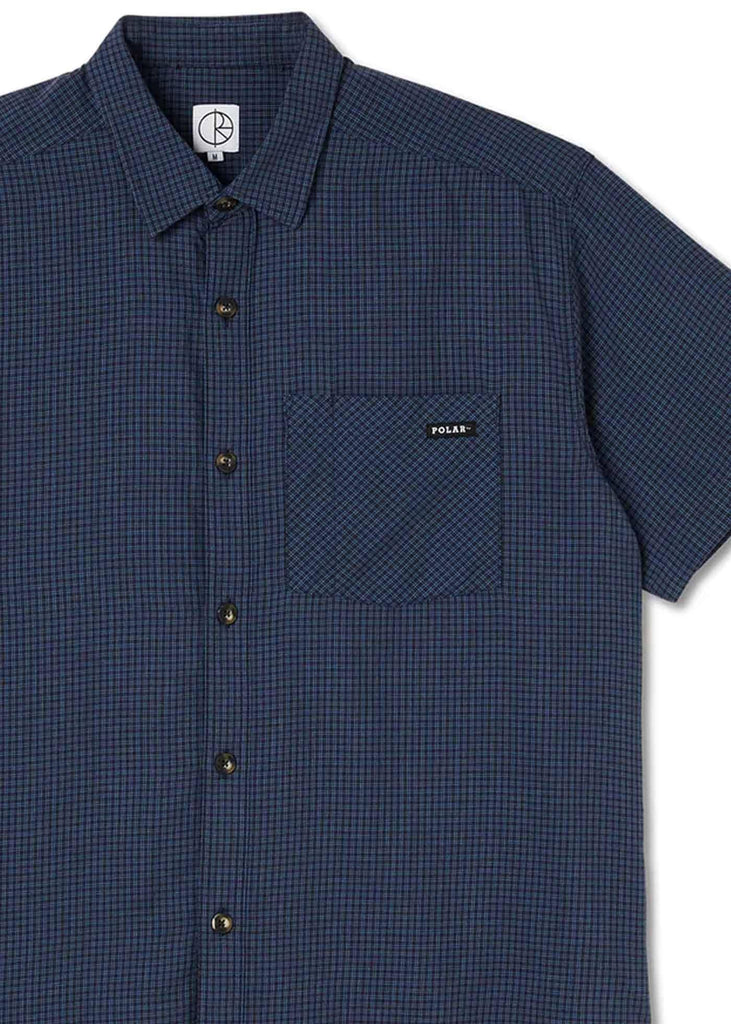 Polar Skate Co. Mitchell Poplin Shirt Blue  Polar   