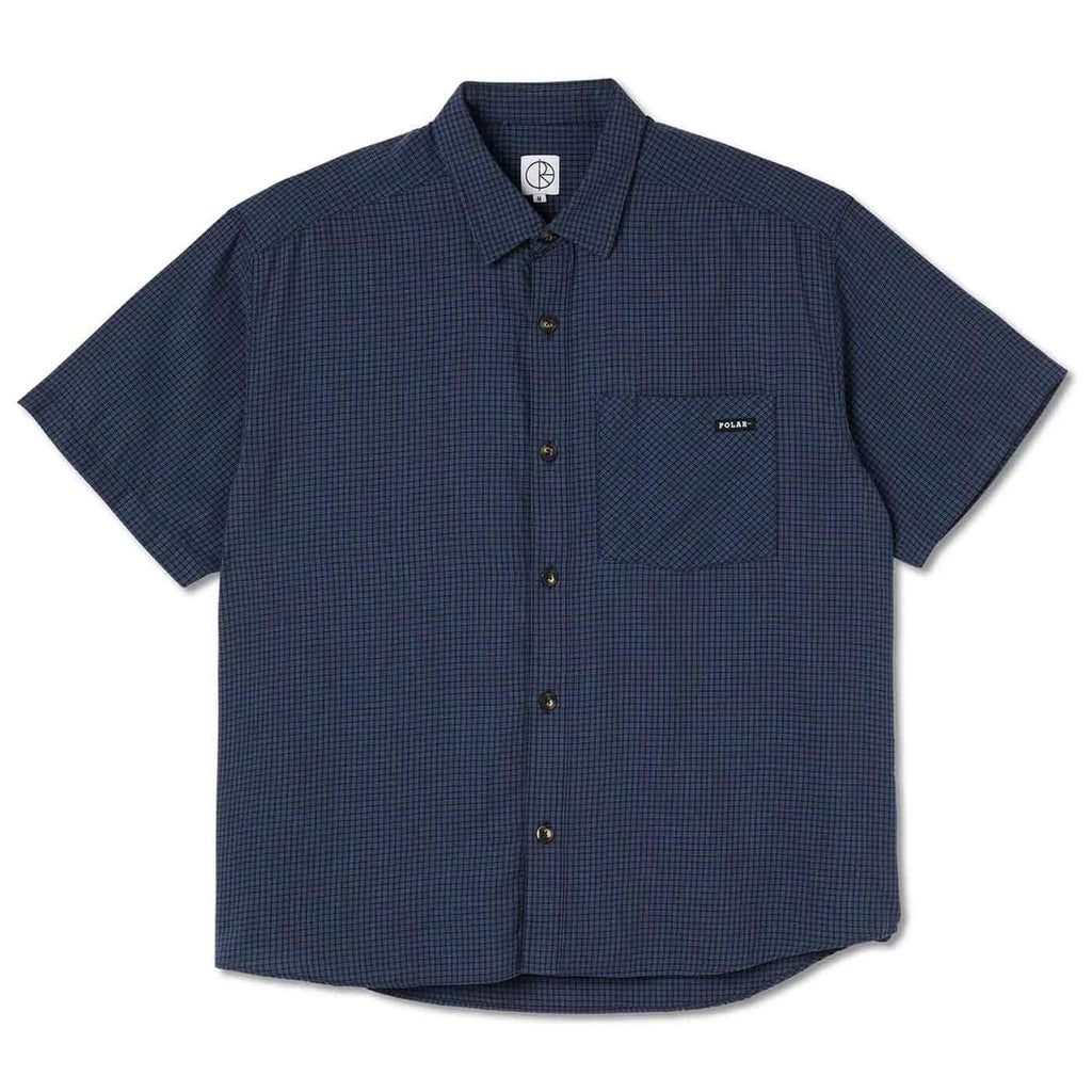 Polar Skate Co. Mitchell Poplin Shirt Blue  Polar   