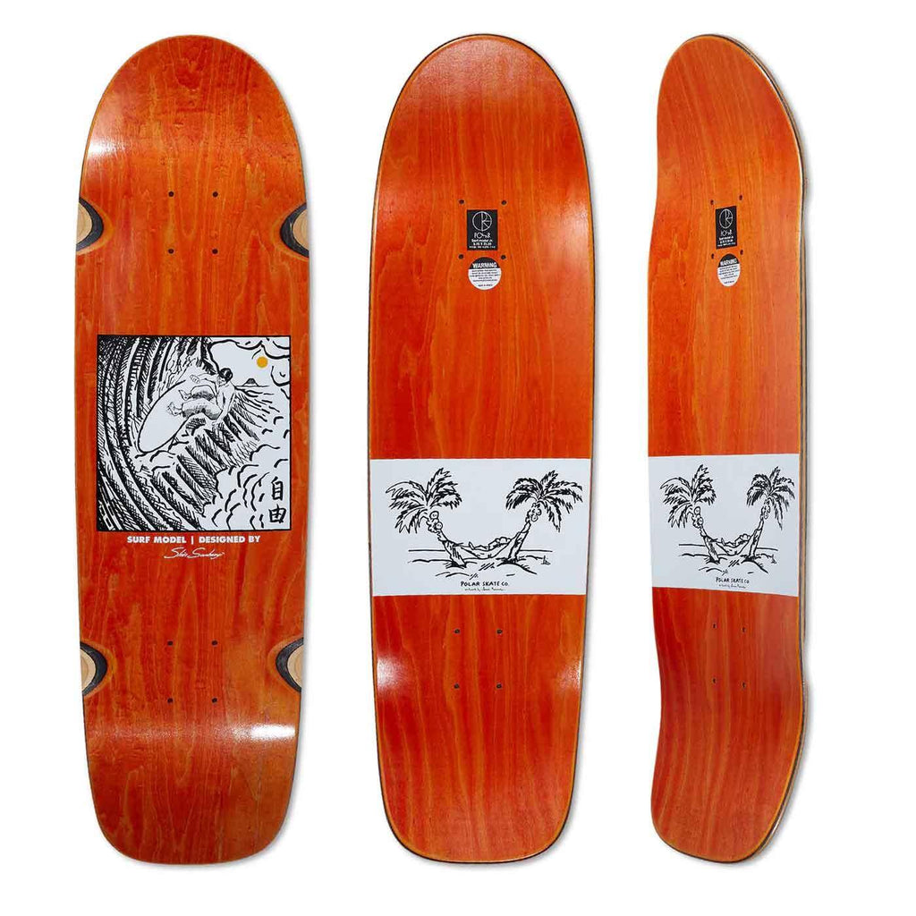 Polar Skate Co. Sanbongi Freedom 8.75 Surf Jr. Shape Deck  Polar   